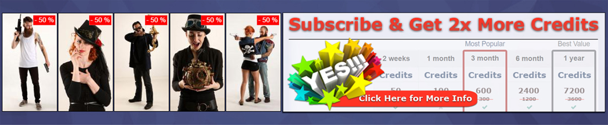 Subscribe & Get 2x More Credits